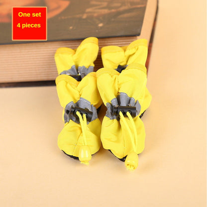 Water-Resistant Dog Shoes 4pcs