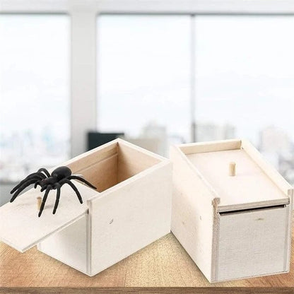 Funny Crazy Spider Prank Box