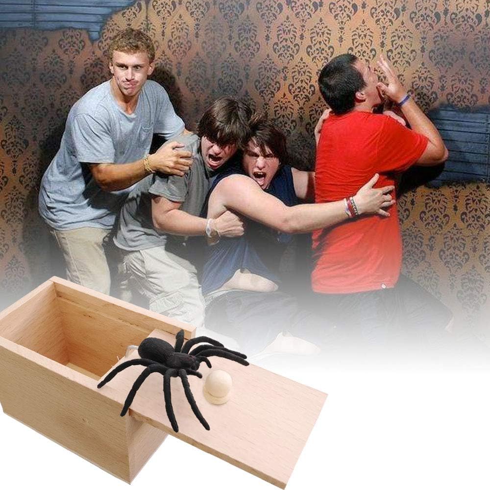 Funny Crazy Spider Prank Box