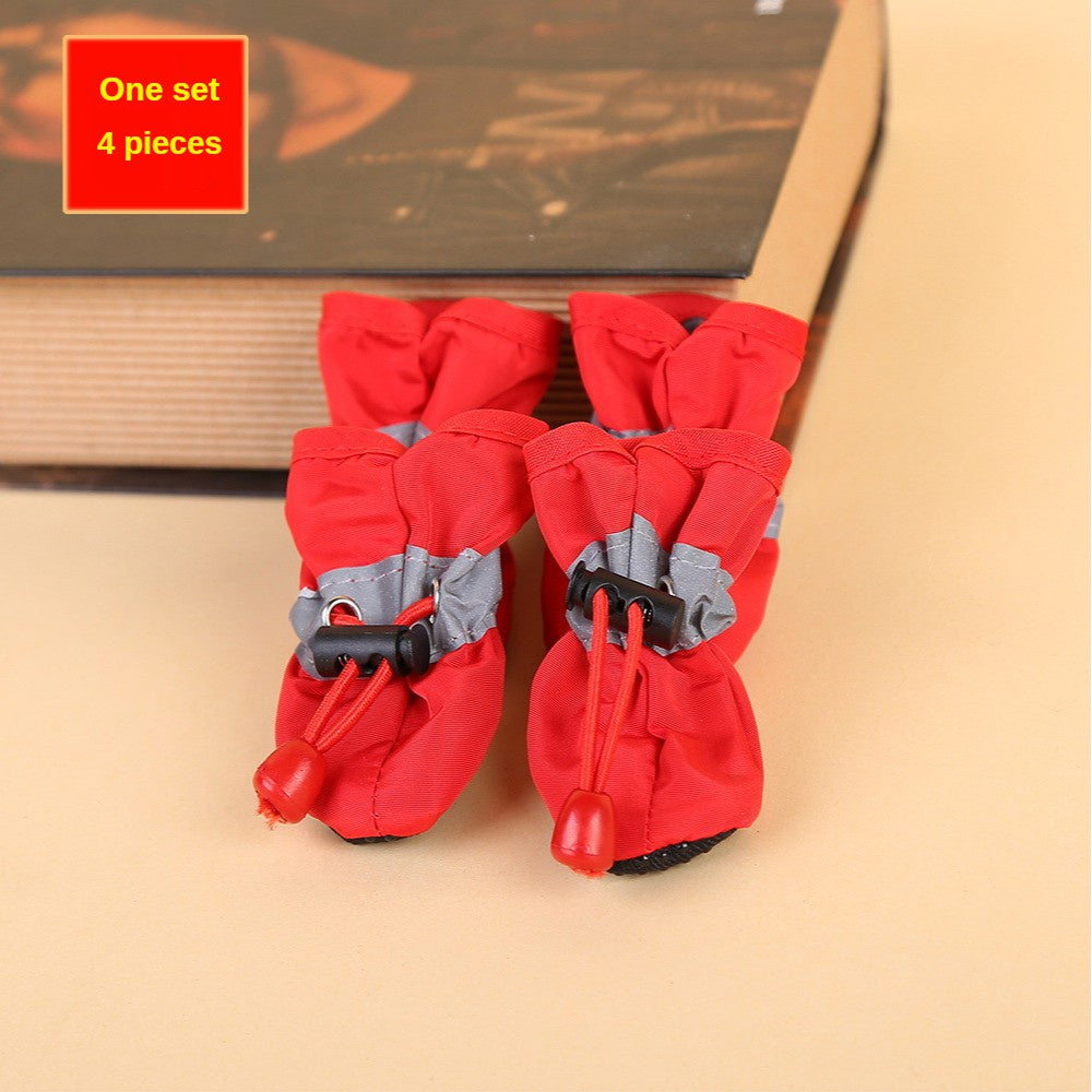 Water-Resistant Dog Shoes 4pcs