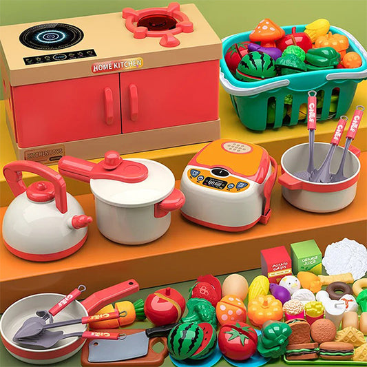 33Pcs/set Kids Kitchen Toy Set for Boys