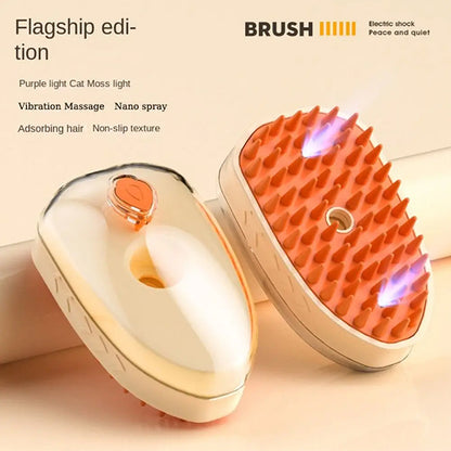 Anti-flying spray brush