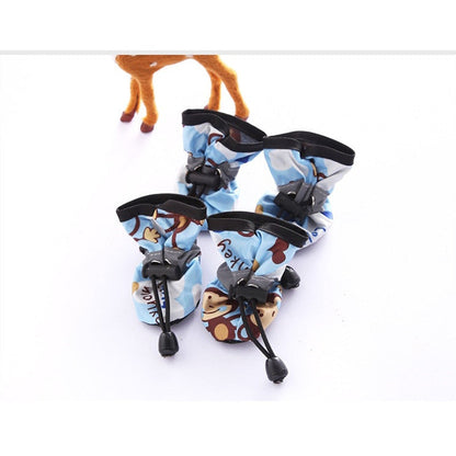 Water-Resistant Dog Shoes 4pcs