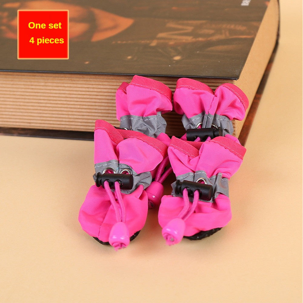 Water-Resistant Dog Shoes 4pcs