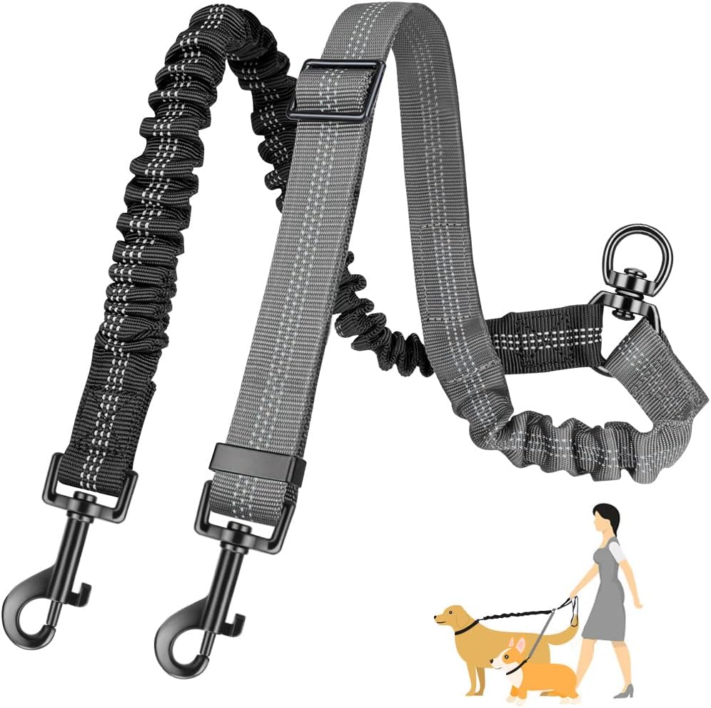 Reflective and Adjustable Elastic Dog Leash