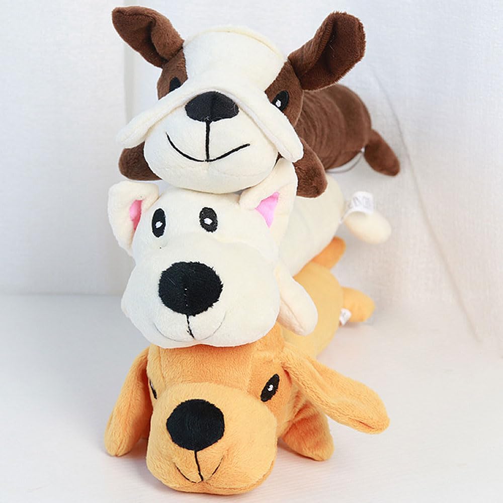 Plush Dog Toys for Large Dogs, Squeaky Soft Dog Toys