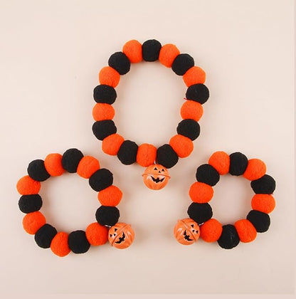 Halloween Pet Collar Funny Pumpkin Decoration