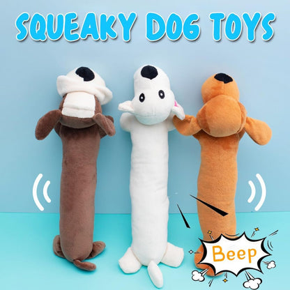 Plush Dog Toys for Large Dogs, Squeaky Soft Dog Toys