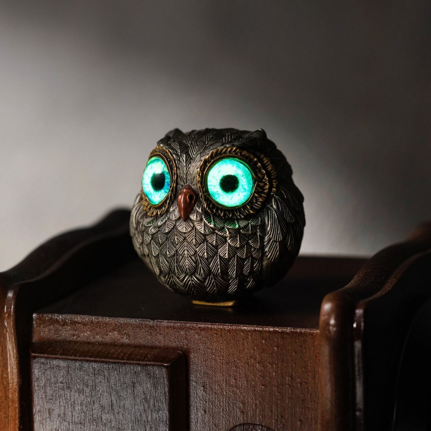 Lucky Owl Guardian-The Wise Watcher of the Felt