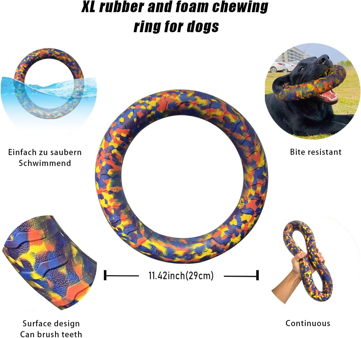 Indestructible Dog Toys Dog Chew Toy(12 x 12 x 12 inches)