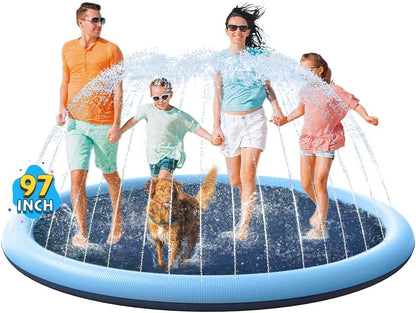 Non-Slip Splash Pad for Kids and Dog