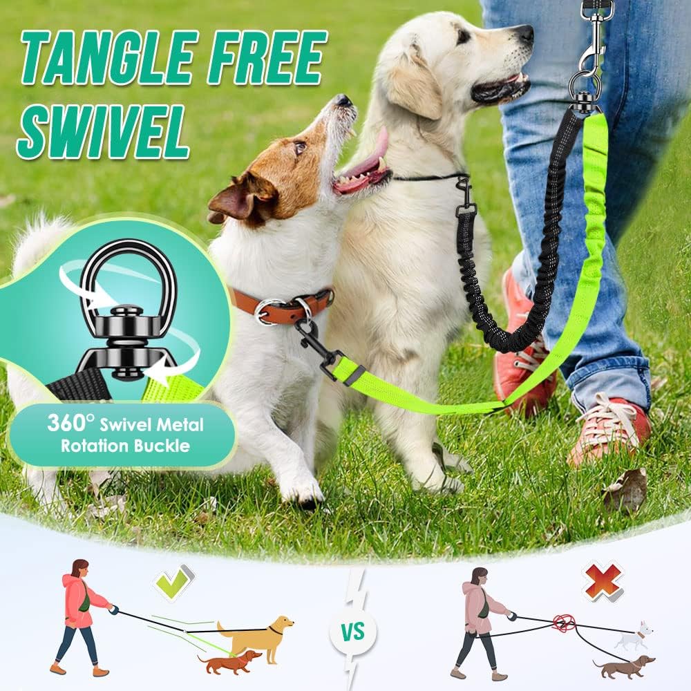 Reflective and Adjustable Elastic Dog Leash