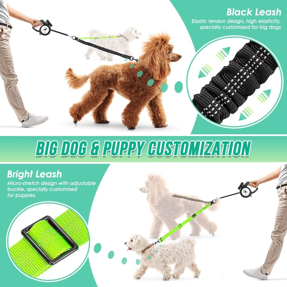 Reflective and Adjustable Elastic Dog Leash