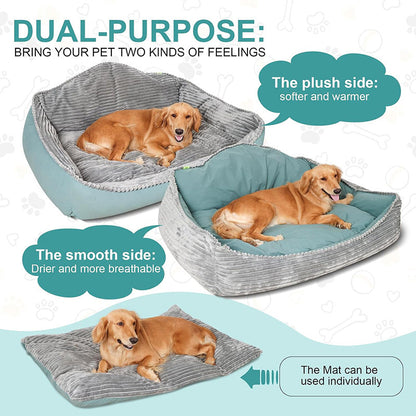 All Seasons Thickened Warm Dog Bed