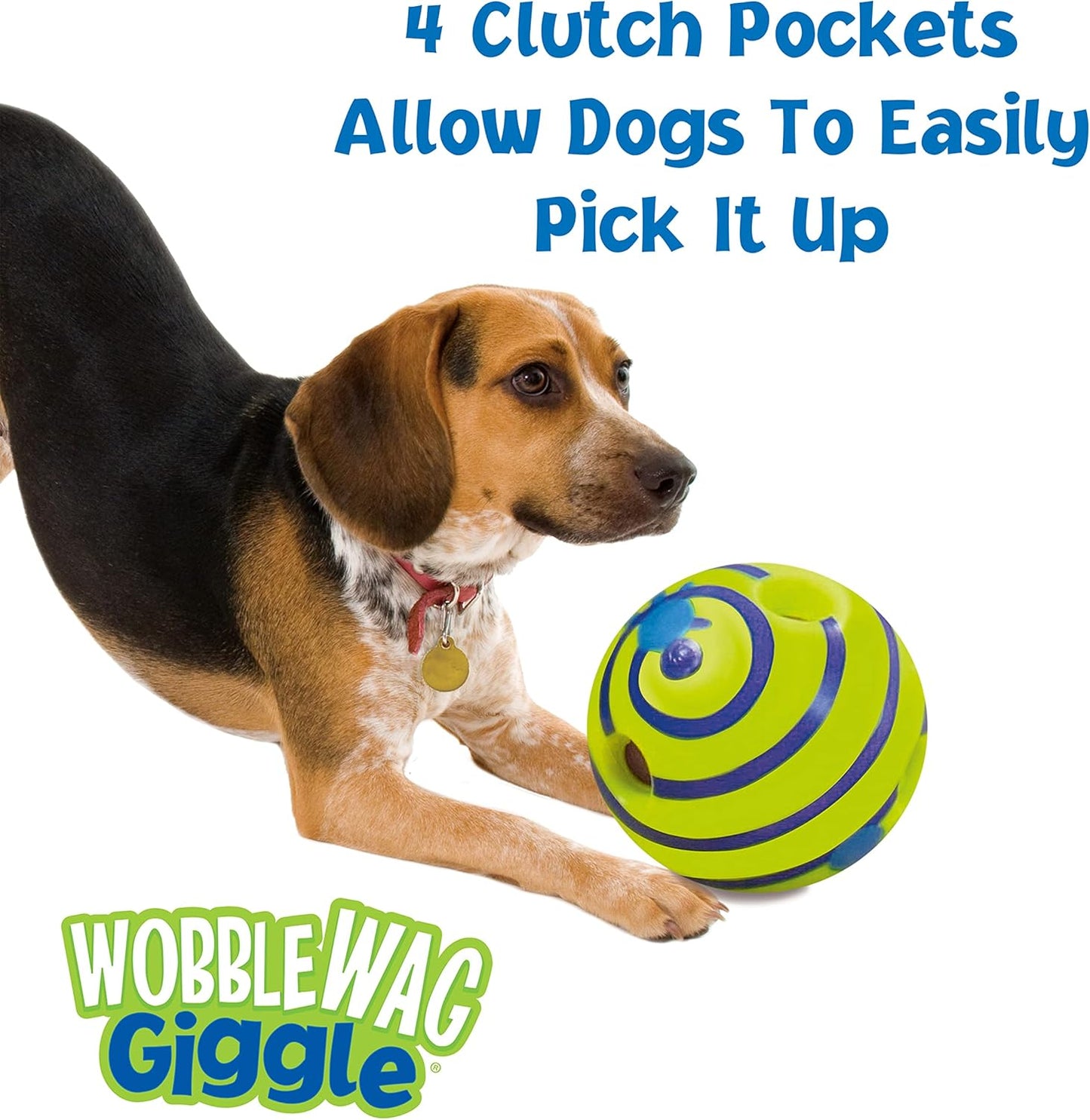 Wobble Giggle Ball Dog Toy