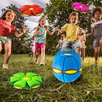 Transforming Saucer-Ball Toy