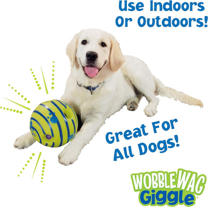 Wobble Giggle Ball Dog Toy