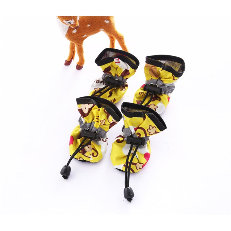 Water-Resistant Dog Shoes 4pcs