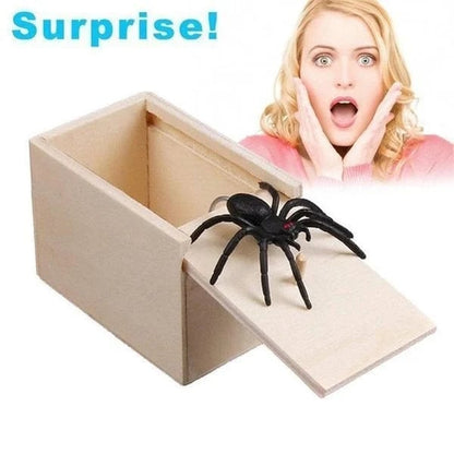 Funny Crazy Spider Prank Box