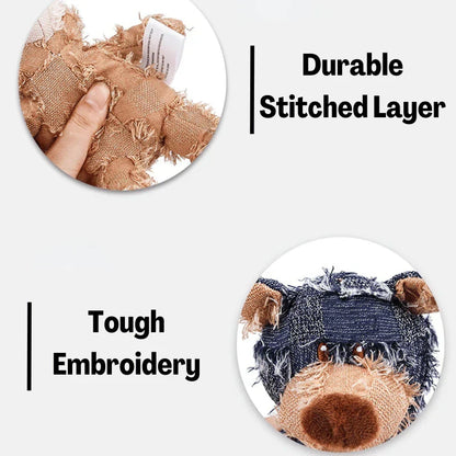 Indestructible & Interactive Bear Dog Toys For Heavy Chewers