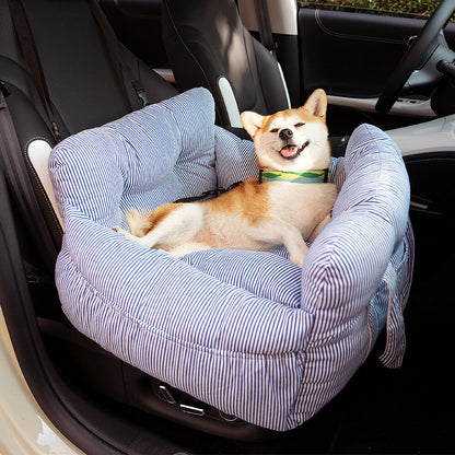 Portable Leisure Outing Pet Bolster Large Dog Car Seat Bed