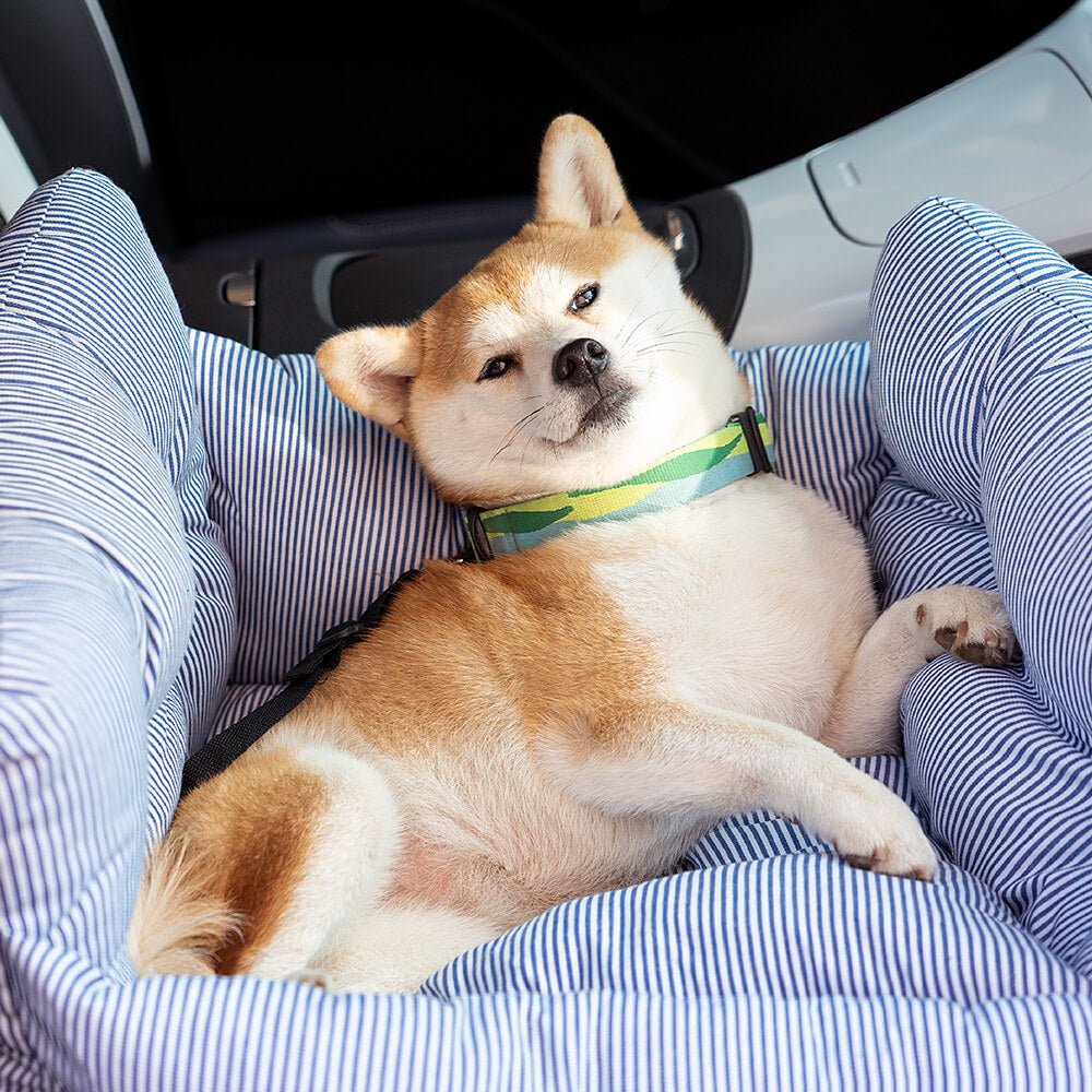 Portable Leisure Outing Pet Bolster Large Dog Car Seat Bed