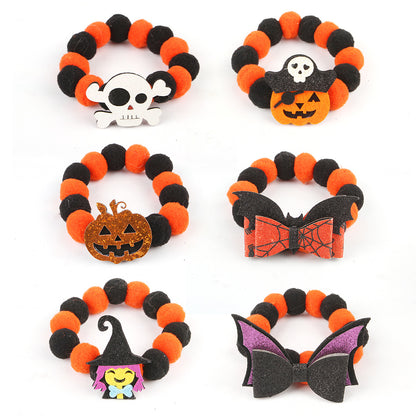 Halloween Pet Collar Funny Pumpkin Decoration