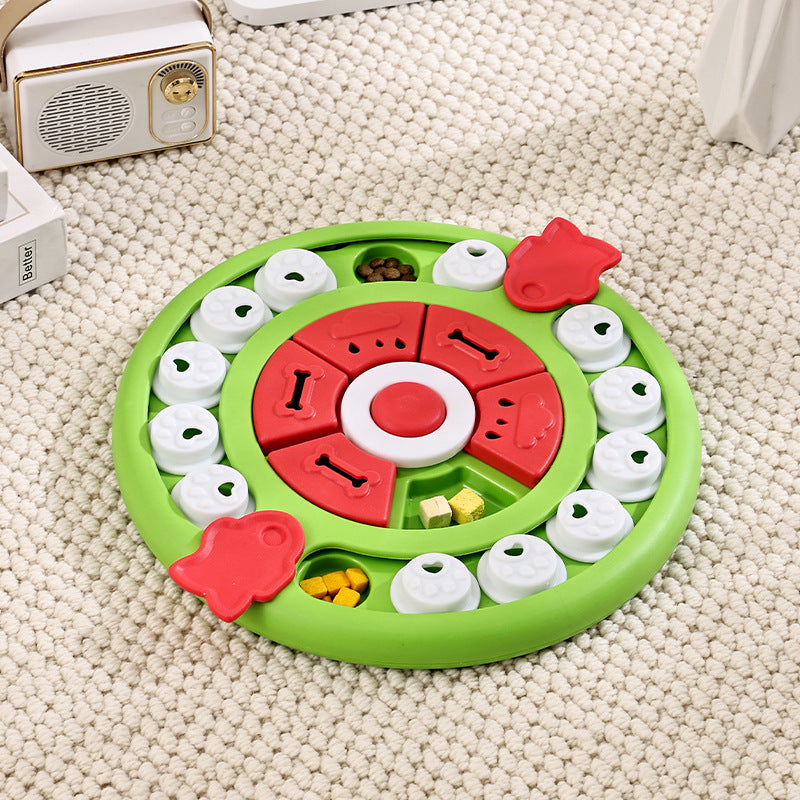 Round Pizza Puzzle Plate