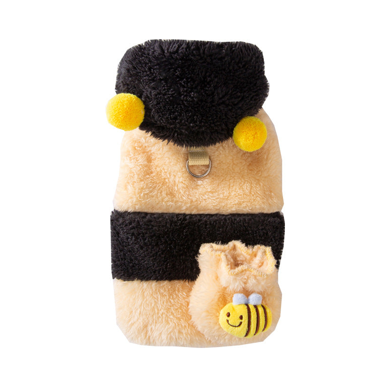 Adorable Bee Hoodie for Pets