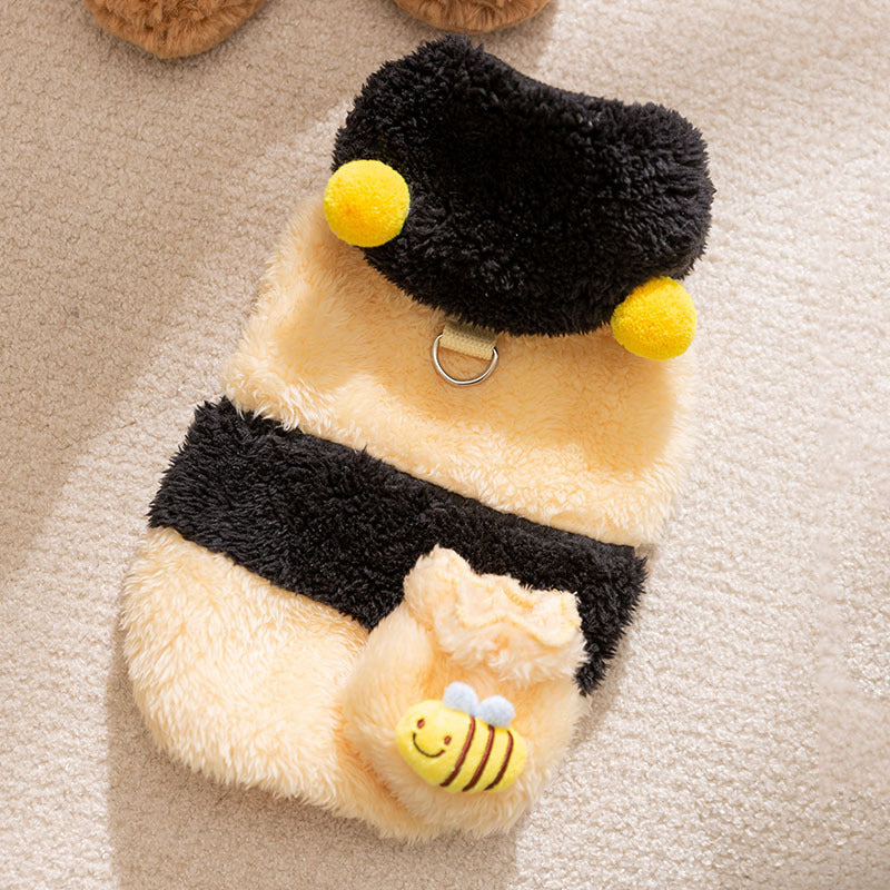 Adorable Bee Hoodie for Pets