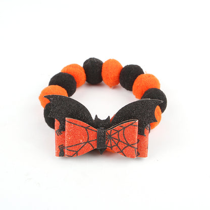 Halloween Pet Collar Funny Pumpkin Decoration