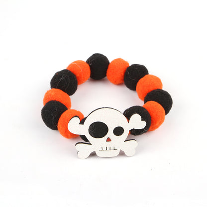 Halloween Pet Collar Funny Pumpkin Decoration