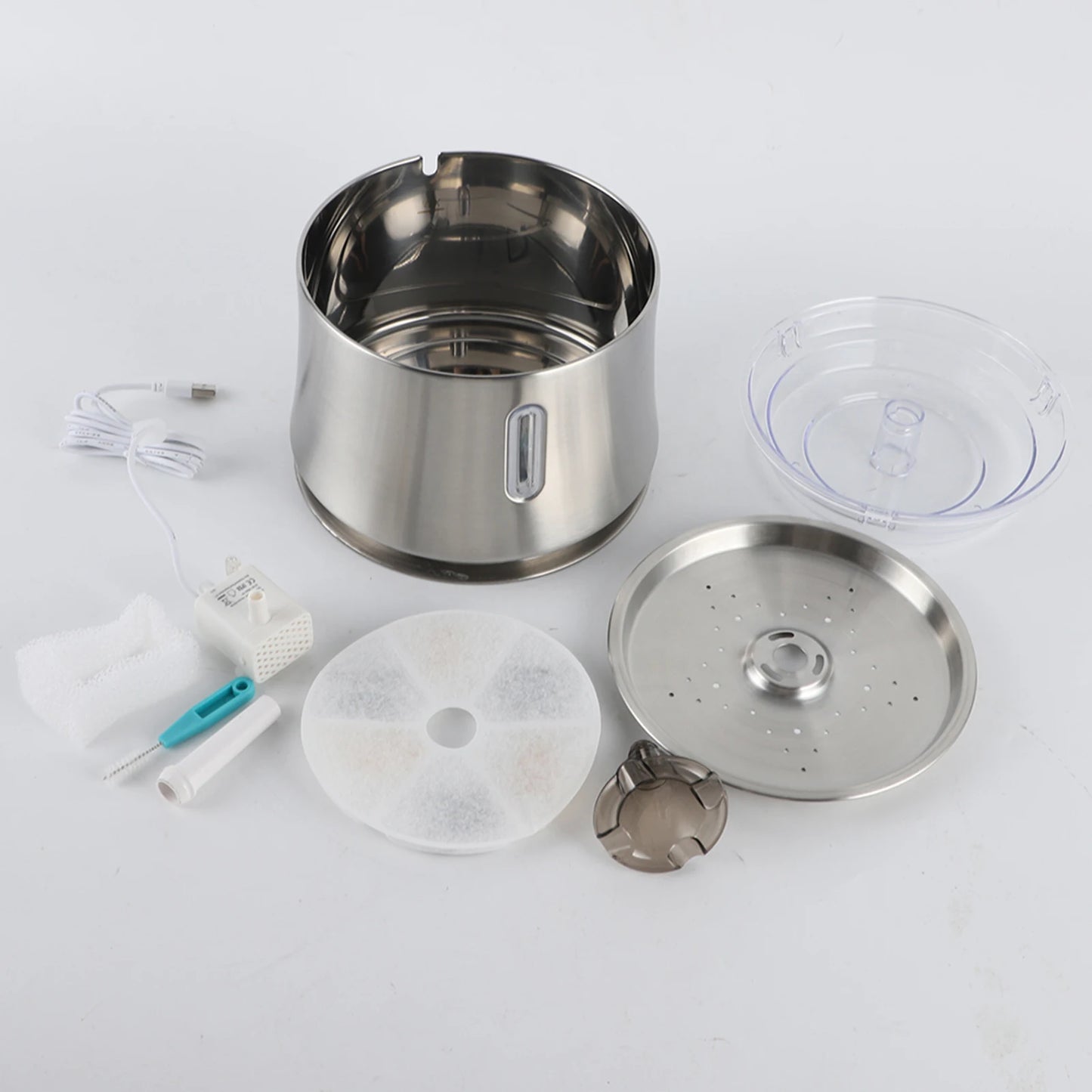 Stainless Steel  Pet Water Fountain 2.5L