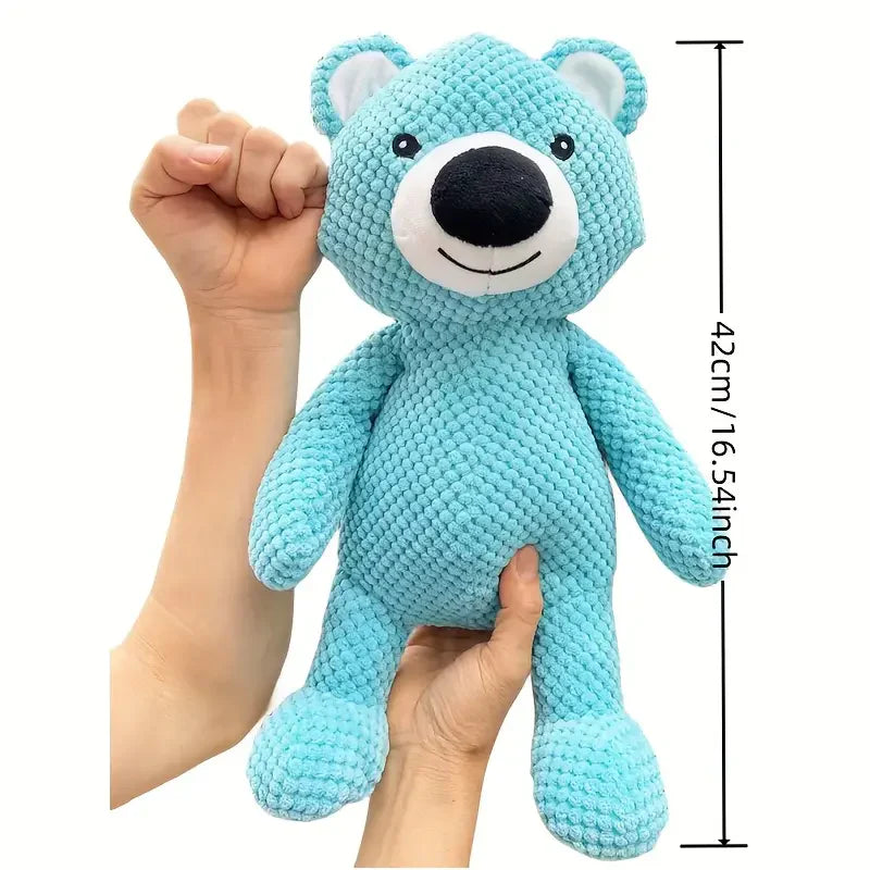 Calming Bear Plush Doy Toys For Heavy Chewers