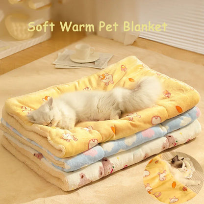 Warm Pet Blanket Soft Quilt