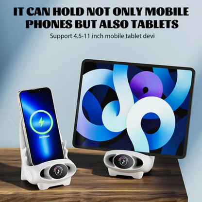 🔥2024 Mini Chair Wireless Fast Charger Multifunctional Phone Holder — Adapts to All Phones