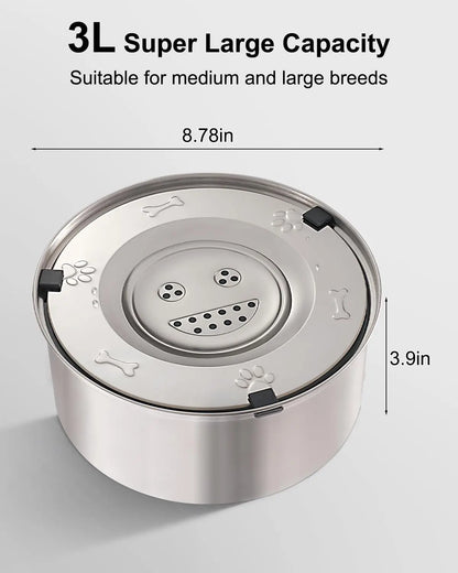 Stainless Steel  Pet Water Fountain