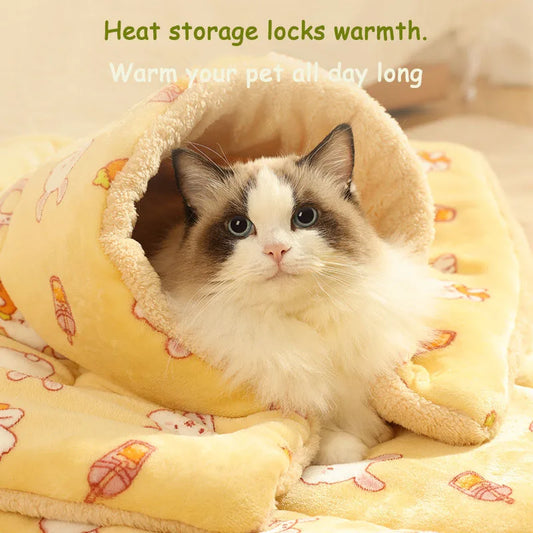 Warm Pet Blanket Soft Quilt