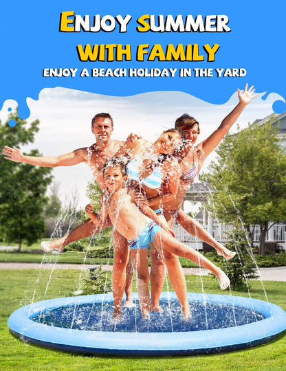 Non-Slip Splash Pad for Kids and Dog