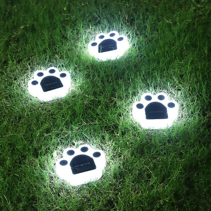 Paw Print Solar lights