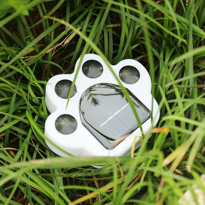 Paw Print Solar lights